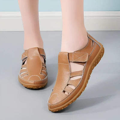 Salas - Sandalias vintage de piel auténtica