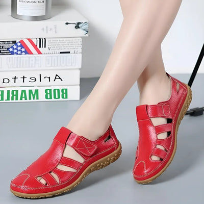 Salas - Sandalias vintage de piel auténtica