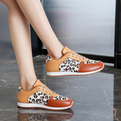 Sneaker Panel Leopardo - Lana