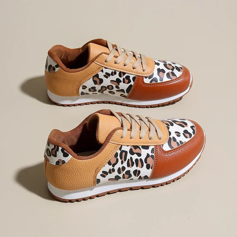 Sneaker Panel Leopardo - Lana