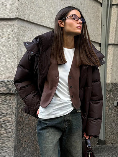 Isabel - Chaqueta de plumón cálida y cómoda