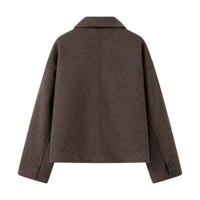 Chaqueta soft cuello alto - Irvène
