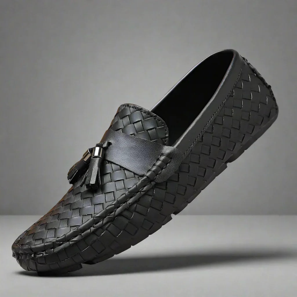 Mocasín de piel con borla - Davin