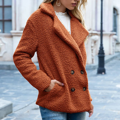 Abrigo mujer borrego casual - Julieta