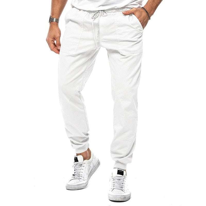 Charleston - Pantalones Jogger de Lino Casuales