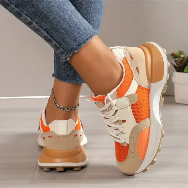 Calliope - Zapatillas casual Colorblock para mujer