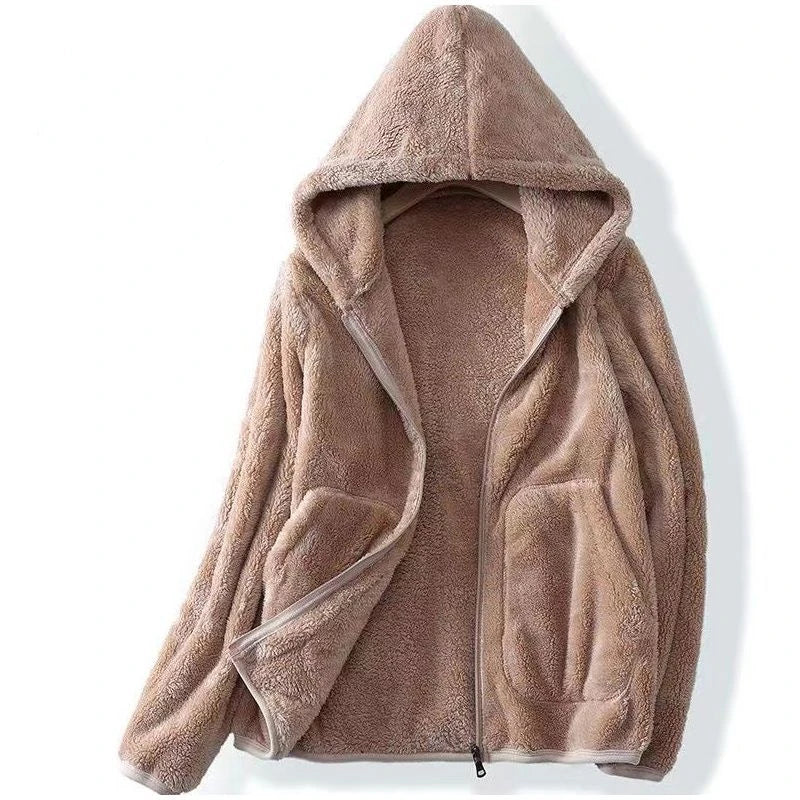 Sudadera con capucha oversize de felpa - Norah