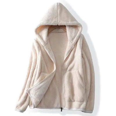 Sudadera con capucha oversize de felpa - Norah