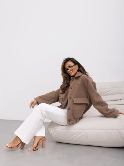 Chaqueta vintage oversize para mujer - Milena