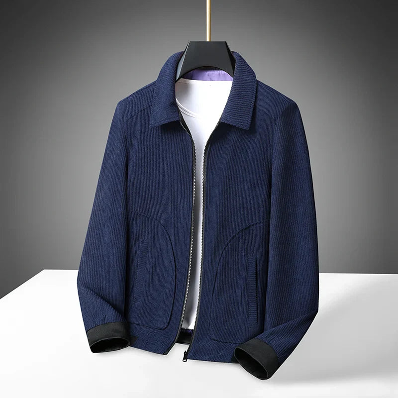 Chaqueta de pana con cremallera para hombre - Emeric