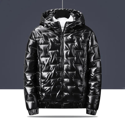 Chaqueta acolchada con capucha para hombre - Luuk