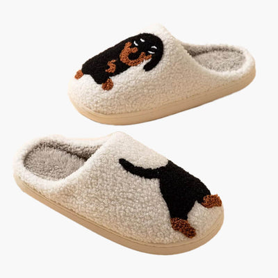 Soera - Pantuflas de perro salchicha