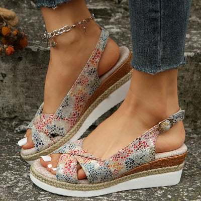 ANNE - Sandalias ortopédicas de cuña en varios colores