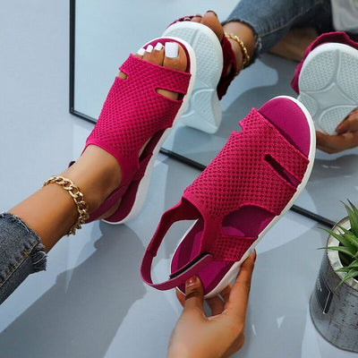 Sandalias ergonómicas para mujer con material transpirable