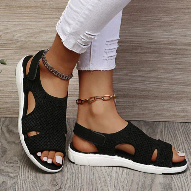 Sandalias ergonómicas para mujer con material transpirable