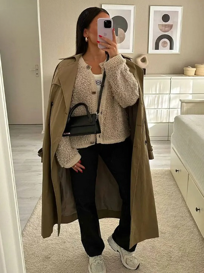 Jenna - Jersey de invierno teñido en prenda