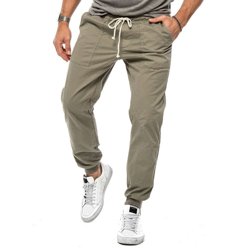 Charleston - Pantalones Jogger de Lino Casuales