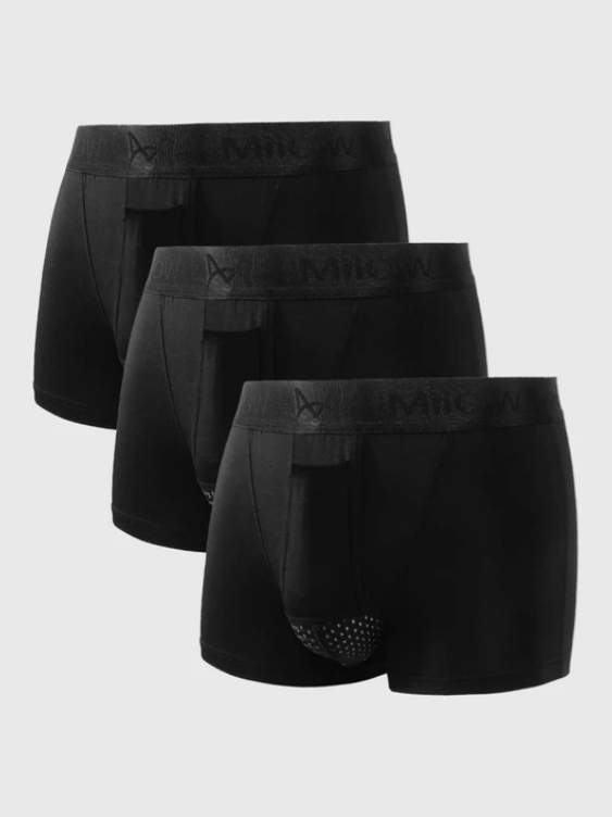 Cómodos calzoncillos bóxer de algodón para hombre - Pack de 3