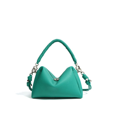 Bolso bandolera para mujer de piel auténtica asa trenzada diseño moderno - Mireya