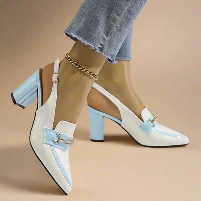 Slingback Tacón Bloque - Millie