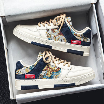 Zapatillas deportivas hombre panel bordado estilo casual - Elías