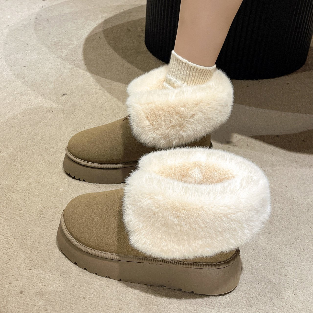 Botas de invierno para mujer con forro de felpa - Nina