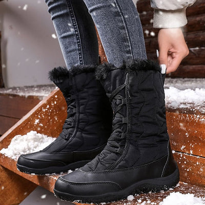 Botas de nieve para mujer efecto acolchado - Ylvina
