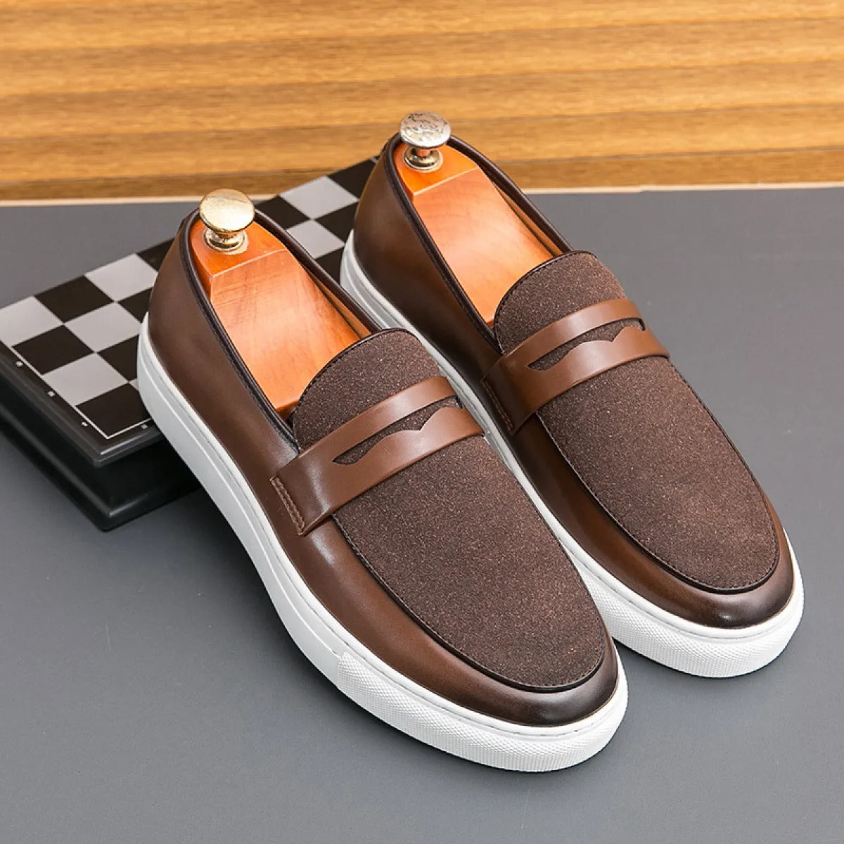 Mocasines hombre casuales cuero estilo británico - Camden