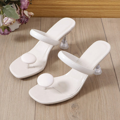 Sandalias de tacón para mujer diseño minimalista estilo elegante - Julieta