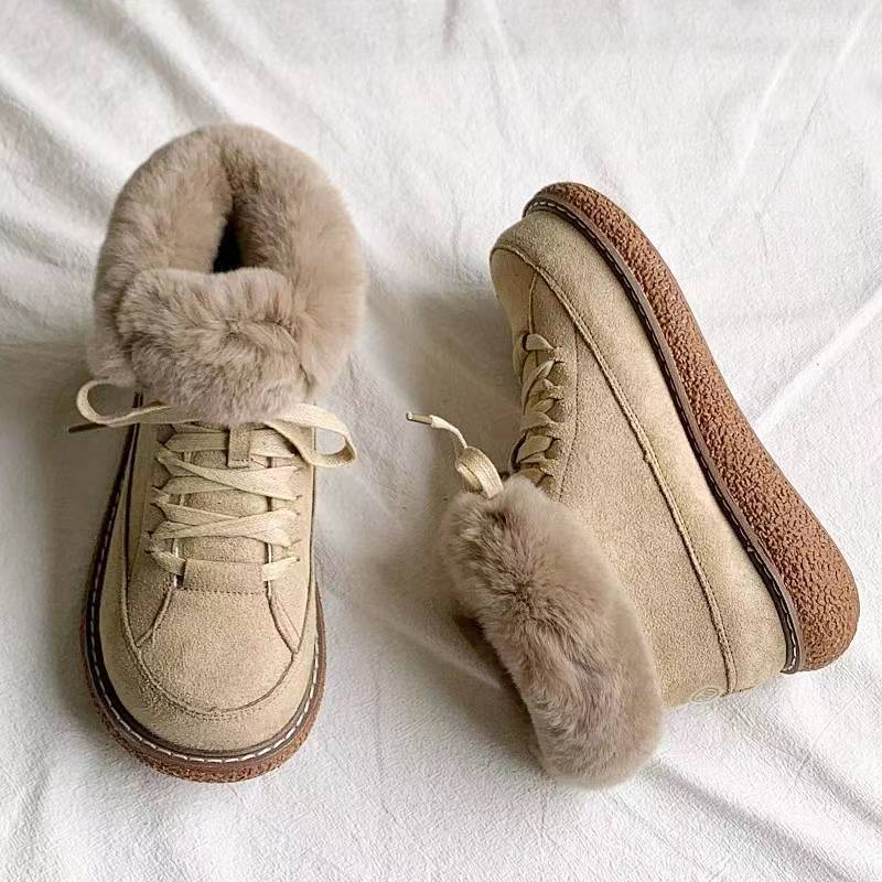 Botines de invierno para mujer con interior de pelo suave - Amelie