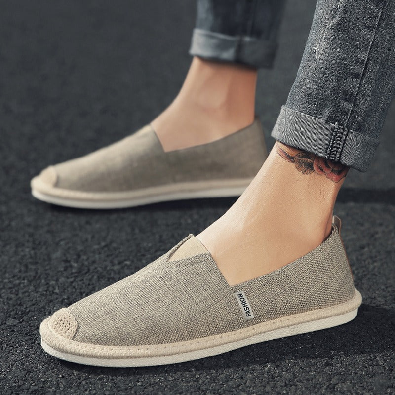 Mocasines hombre lino transpirable estilo casual - Damián