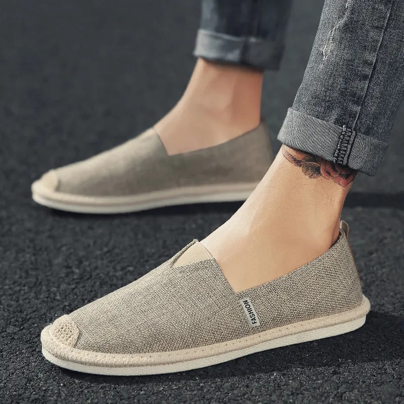 Mocasines hombre lino transpirable estilo casual - Damián
