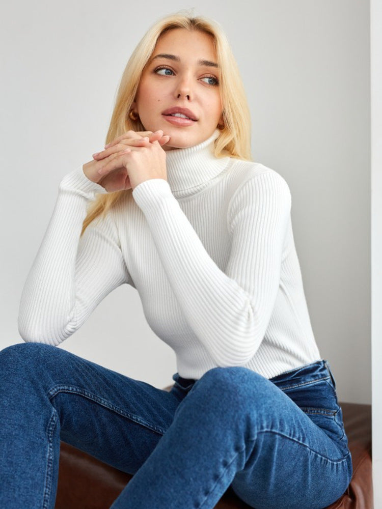 Jersey de canale para mujer de cuello alto - Itzel