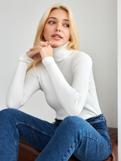 Jersey de canale para mujer de cuello alto - Itzel