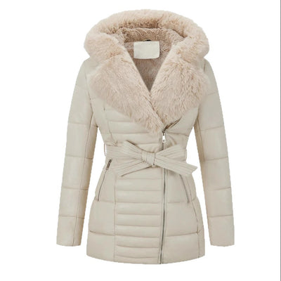 Chaqueta acolchada para mujer efecto envolvente - Eliande