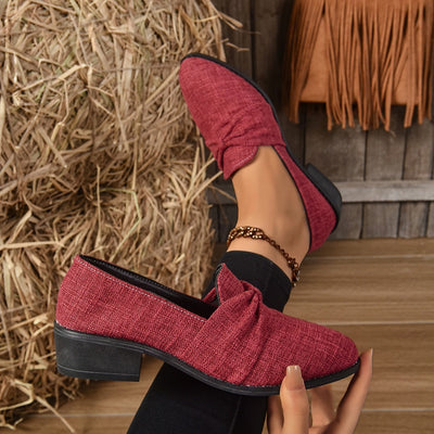 Mocasines mujer con lazo - Elvira