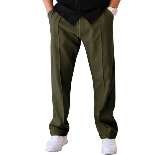 Pantalón casual de ocio para hombre - corte ancho y cómodo