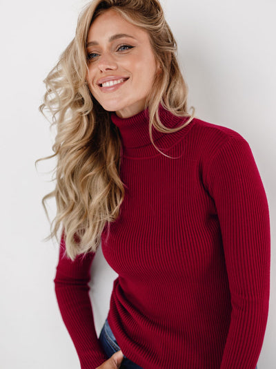 Jersey de canale para mujer de cuello alto - Itzel