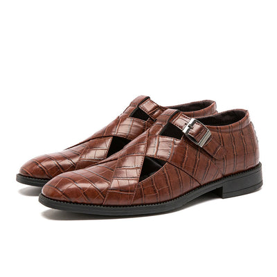 Zapatos formales hombre diseño calado cuero elegante - Ferrano