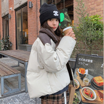 Cazadora para mujer efecto piel acolchada - Édrine