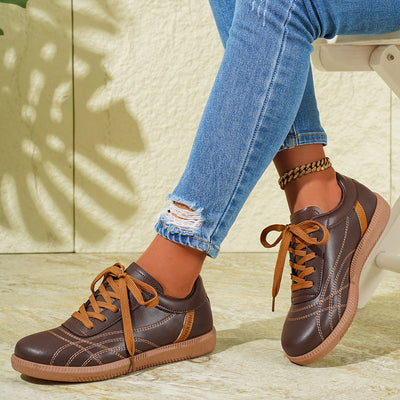 Dsjala - Zapatillas retro con cordones
