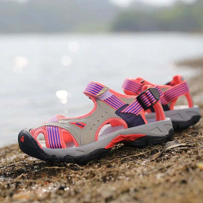 Sandalias deportivas unisex diseño transpirable color - Taren