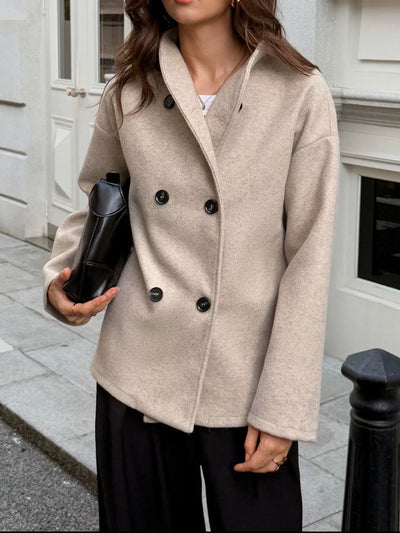 Chaqueta de lana suave para mujer - Enore