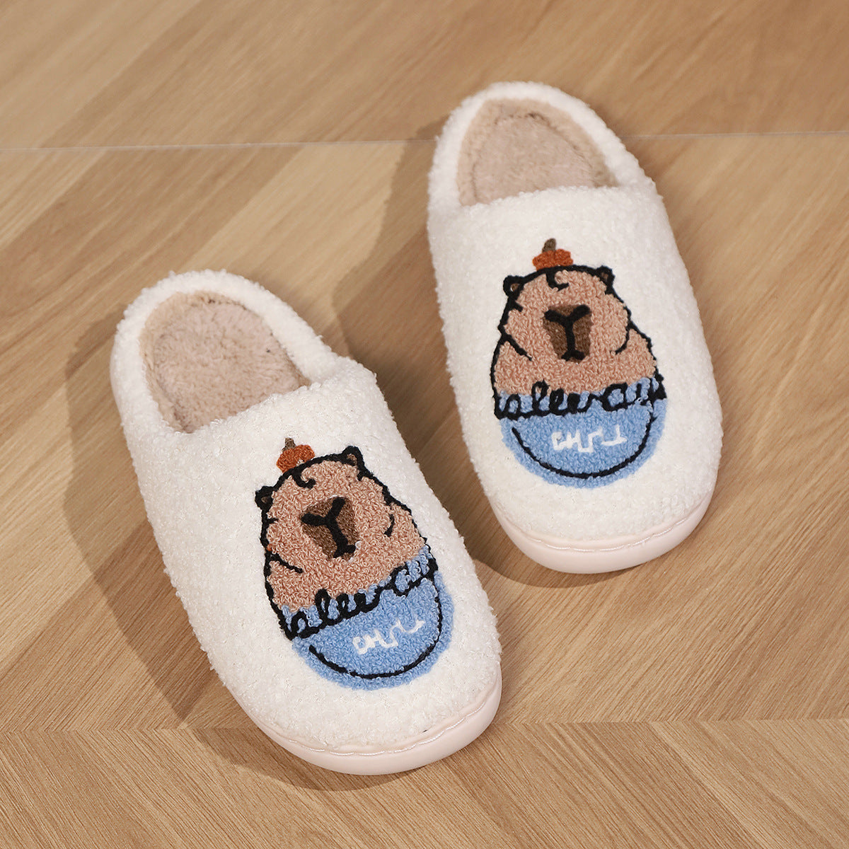 Chanclas de algodón para carpincho