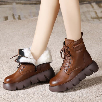 Botas de invierno para mujer efecto envolvente - Mauri