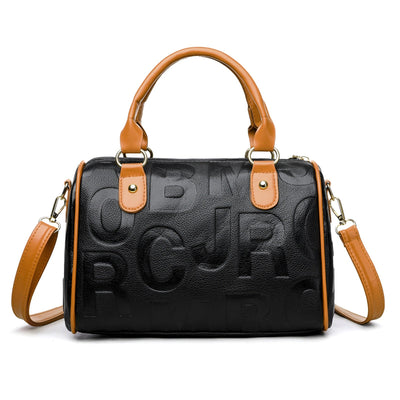 Bolso de mano para mujer piel sintética grabado en relieve - Yanelis
