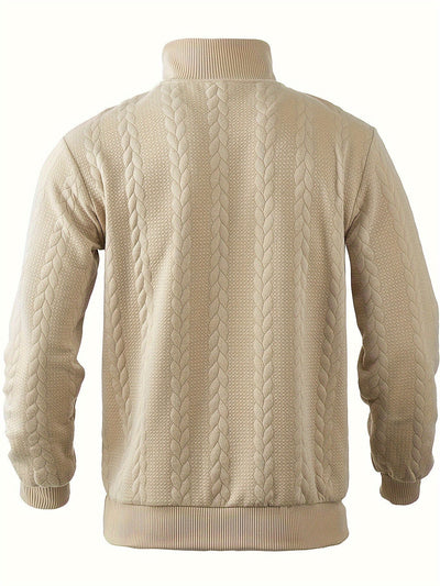 Eiran - Jersey vintage de hombre con cremallera