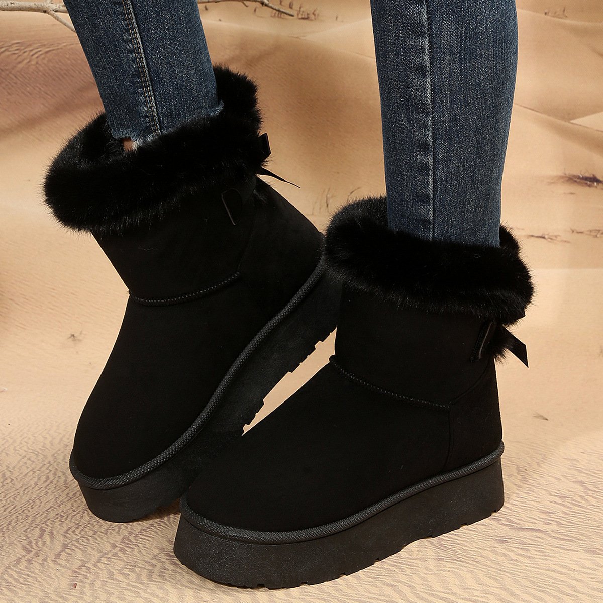 Botines de invierno para mujer efecto sereno - Yureli