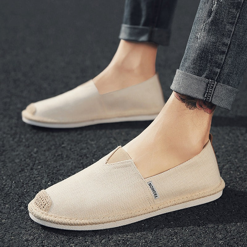 Mocasines hombre lino transpirable estilo casual - Damián