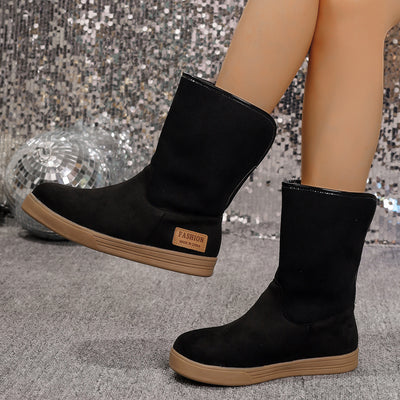 Botas para mujer estilo invernal de caña media - Yselle
